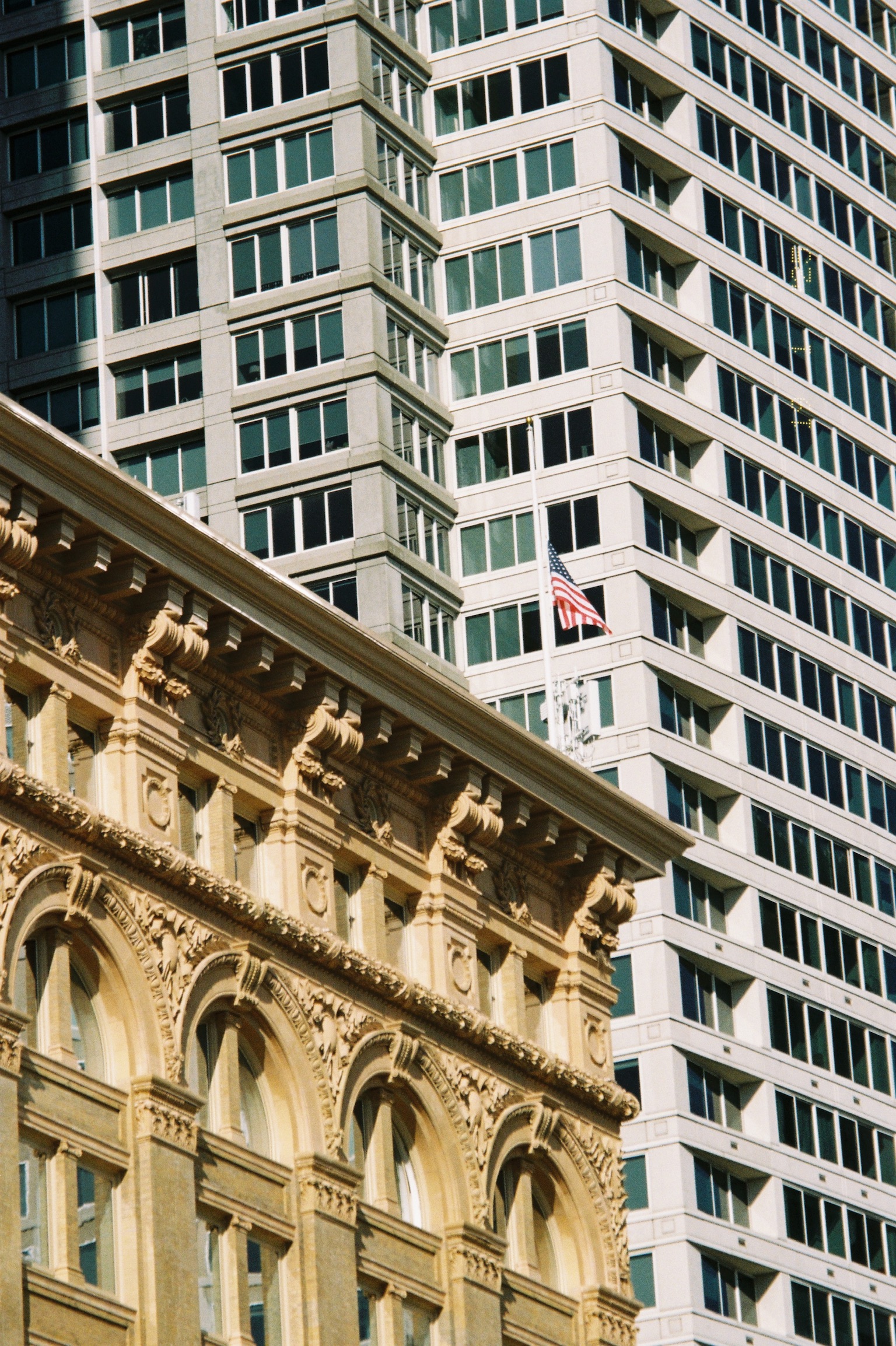 Old and new SF architecture on Colorplus 200 film